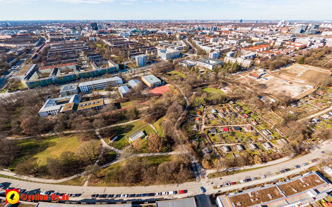 20.02.2023 - der Hachinger Bach zwischen Berg am Laim und Neuperlach